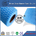Cross Lapping Viscose Polyester Spunlace Nonwoven Fabric for Wet Wipes, Tissue, Face Masks